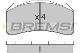 BREMSI BP7319 - B. PADS VOLVO FL FL 180 9