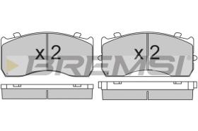 BREMSI BP7321 - B. PADS MAN TGL 8.180 FC, FRC, FLC, FLRC