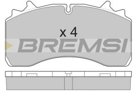 BREMSI BP7327 - B. PADS SAF SKRS SKRS 11222 K