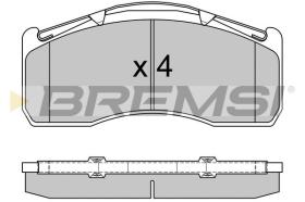 BREMSI BP7332 - B. PADS VOLVO FH 16 FH 16 550