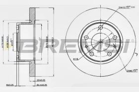 BREMSI CD5194S - B. DISC FRONT DIA.276 SOLID IVECO DAILY