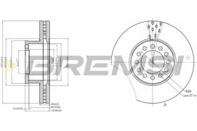 BREMSI CD5331V - B. DISC FRONT DIA.377 VENT. MAN TGA