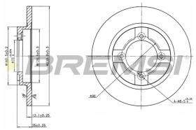 BREMSI CD6064S - B. DISC FRONT DIA.240 SOLID NISSAN CHERR