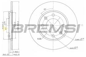 BREMSI CD6263S - B. DISC REAR DIA.247 SOLID PEUGEOT 205