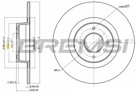 BREMSI CD6288S - B. DISC FRONT DIA.273 SOLID MGB GT