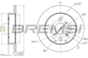 BREMSI CD6650S - B. DISC REAR DIA.236 SOLID DAIHATSU APPL