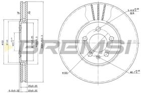 BREMSI CD6706V - B. DISC FRONT DIA.288 VENT. VW GOLF III