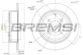 BREMSI CD6869S - B. DISC REAR DIA.290 SOLID PEUGEOT 406