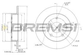 BREMSI CD7483S - B. DISC REAR DIA.260 SOLID HONDA PRELUDE