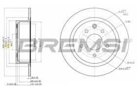 BREMSI CD7590S - B. DISC FRONT DIA.292 SOLID NISSAN JUKE