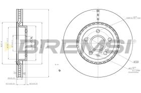 BREMSI CD7723V - B. DISC FRONT DIA.337 VENT. OPEL INSIGNI