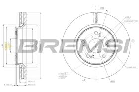 BREMSI CD7820V - B. DISC FRONT DIA.293 VENT. HONDA CR-V