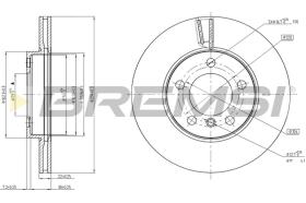 BREMSI CD8122V - B. DISC FRONT DIA.294 VENT. MINI MINI