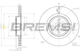 BREMSI CD8127V - B. DISC FRONT DIA.316 VENT. MINI MINI RO