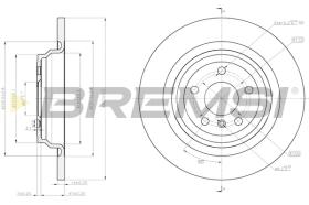 BREMSI CD8204S - B. DISC REAR DIA. 325 SOLID MERCED ML350