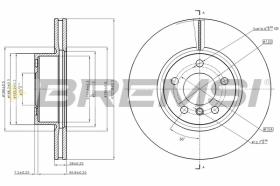 BREMSI CD8314V - B. DISC FRONT DIA.328 VENT. BMW XDRIVE