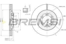 BREMSI CD8372V - B. DISC FRONT DIA.300 VENT. ISUZU DMAX