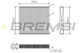 BREMSI FC0177 - FILTRI ABITACOLO - CABIN FILTER