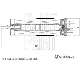 BLUE PRINT ADBP230026 - BLUE PRINT FILTRO COMBUSTIBLE