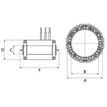 CARGO 335940 - ESTATOR, ALTERNADOR