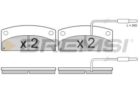 BREMSI BP3875 - PASTIGLIE FRENO - BRAKE PADS