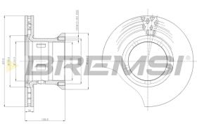 BREMSI CD5102V - DISCHI FRENO - BRAKE DISCS