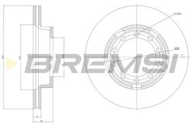 BREMSI CD5109V - DISCHI FRENO - BRAKE DISCS