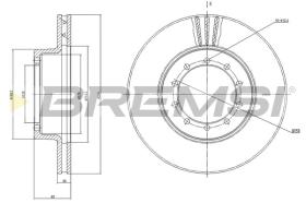 BREMSI CD5126V - DISCHI FRENO - BRAKE DISCS