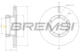 BREMSI CD5130V - DISCHI FRENO - BRAKE DISCS