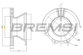 BREMSI CD5142V - DISCHI FRENO - BRAKE DISCS