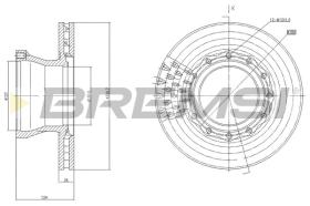 BREMSI CD5148V - DISCHI FRENO - BRAKE DISCS