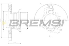 BREMSI CD5165V - DISCHI FRENO - BRAKE DISCS