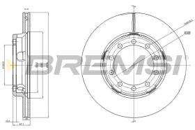 BREMSI CD5179V - DISCHI FRENO - BRAKE DISCS