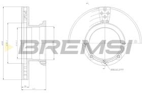 BREMSI CD5188V - DISCHI FRENO - BRAKE DISCS