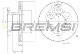 BREMSI CD5209V - DISCHI FRENO - BRAKE DISCS