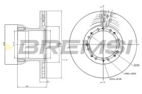 BREMSI CD5256V - DISCHI FRENO - BRAKE DISCS