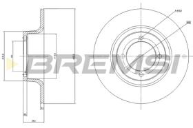 BREMSI CD6696S - DISCHI FRENO - BRAKE DISCS