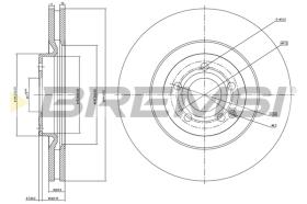 BREMSI CD7318V - DISCHI FRENO - BRAKE DISCS