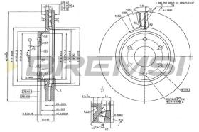 BREMSI CD7332V - DISCHI FRENO - BRAKE DISCS