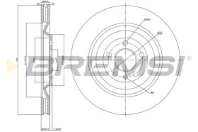 BREMSI CD7333V - DISCHI FRENO - BRAKE DISCS