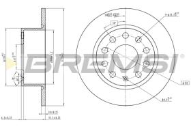 BREMSI CD7334S - DISCHI FRENO - BRAKE DISCS