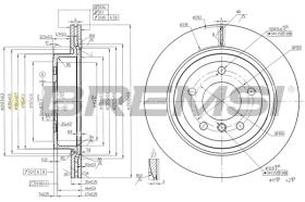 BREMSI CD8034V - DISCHI FRENO - BRAKE DISCS