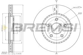 BREMSI CD8216V - DISCHI FRENO - BRAKE DISCS