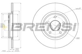 BREMSI CD8217S - DISCHI FRENO - BRAKE DISCS