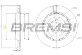 BREMSI CD8226V - DISCHI FRENO - BRAKE DISCS