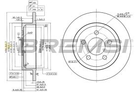 BREMSI CD8288S - DISCHI FRENO - BRAKE DISCS