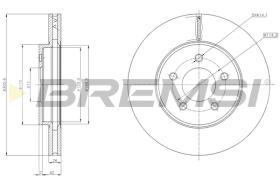 BREMSI CD8357V - DISCHI FRENO - BRAKE DISCS