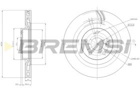 BREMSI CD8496VLS - DISCHI FRENO - BRAKE DISCS