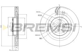 BREMSI CD8496VRD - DISCHI FRENO - BRAKE DISCS