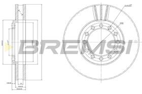 BREMSI CD8526V - DISCHI FRENO - BRAKE DISCS